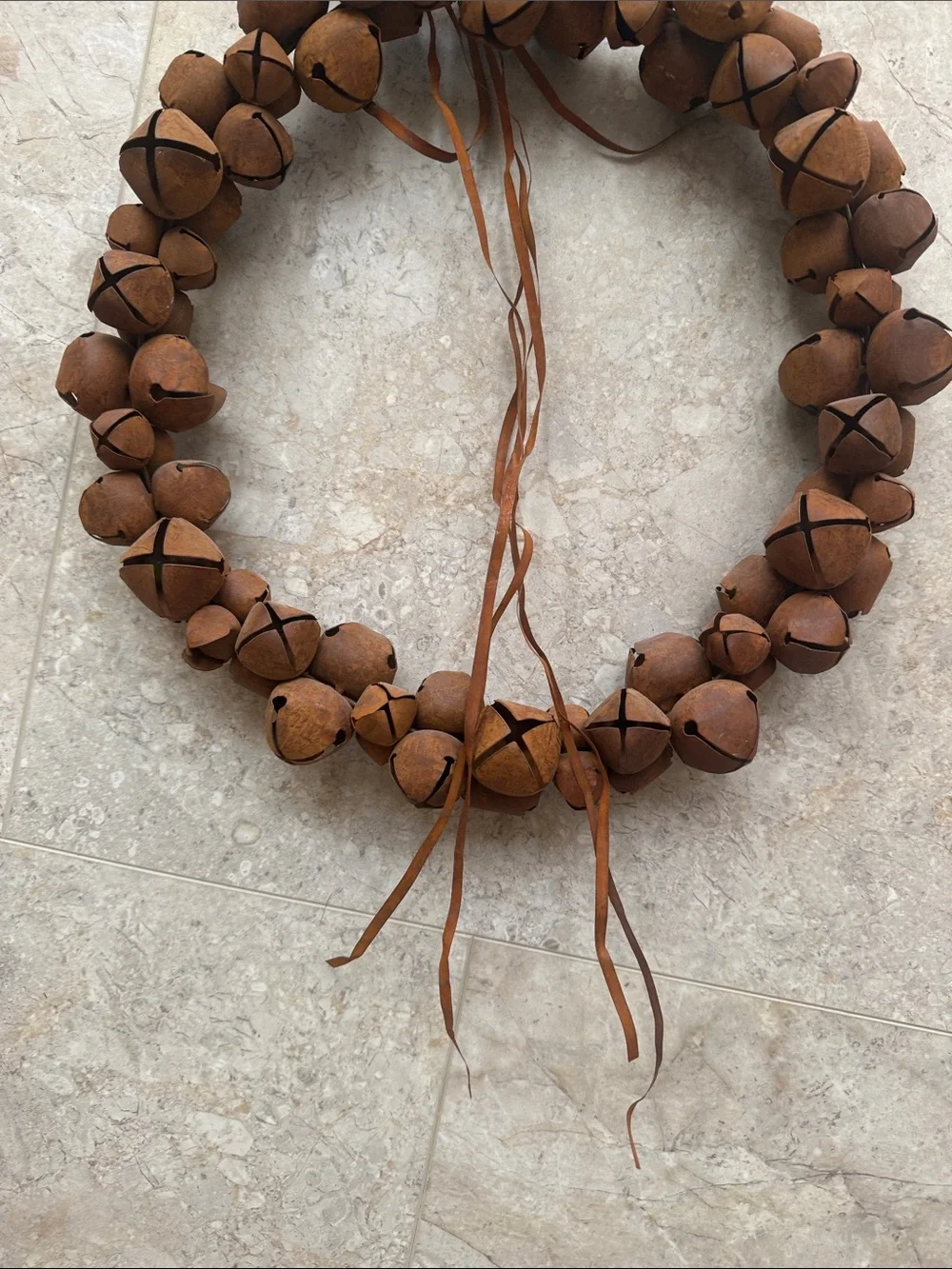 Rusty Jingle Bell Wreath